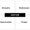 SWOT分析の機会と脅威、強みと弱みとは何か。意味を簡単整理。